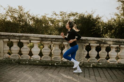 Fitness runner active lifestyle